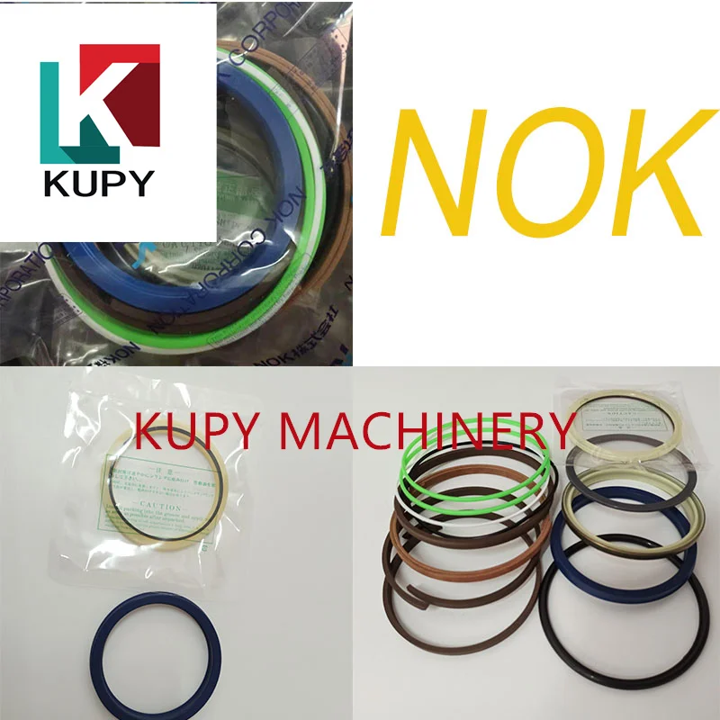 

KUPY KATO HD820-1 HD820-3 цилиндрические стрелы экскаватора Набор уплотнений NOK SKF, изготовлено в Китае