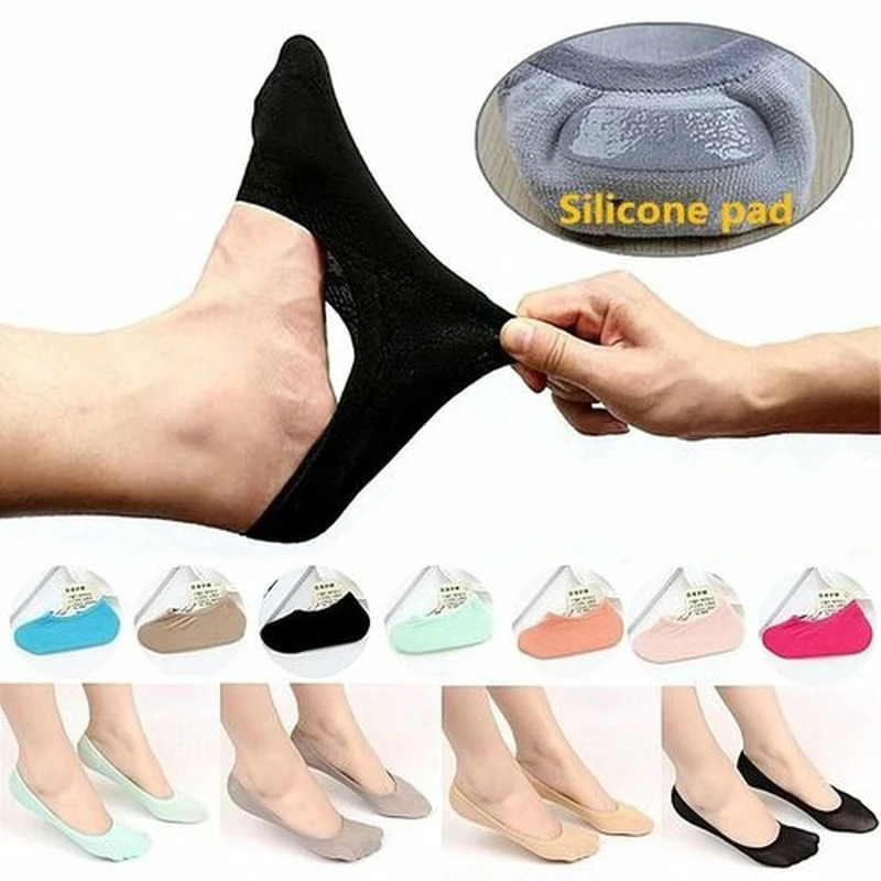 

5pairs/lot Women Invisible Socks Women Accessories Various Colors Socks Nonslip Loafer Boat Liner Ankle Socks Comfortable Socks