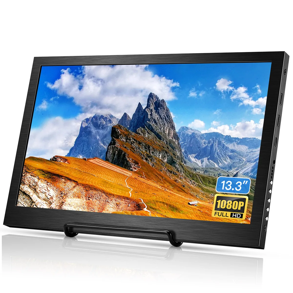 

EYOYO thin portable lcd hd monitor 13.3" usb type c mini hdmi for laptop,xbox,switch,raspberry,cctv display lcd gaming monitors