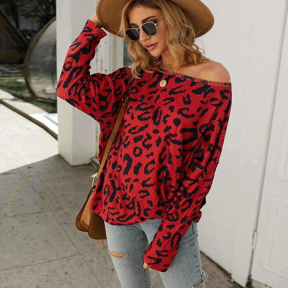 red sheer long sleeve shirt