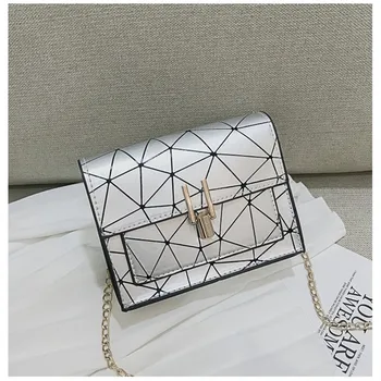 

SHYAA Women Shoulder Bags Summer New Korean Version of The Messenger Bag Handbag Chain Wild Crack Printing Wild Crossbody Bag