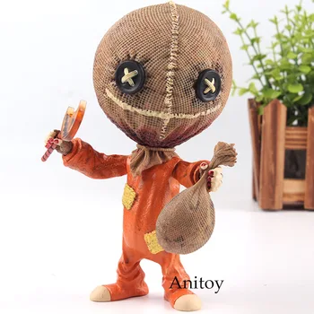 

Trick 'r Treat Stylized Sam Action Figure PVC Mezco Toys Collection Model Doll For Halloween Toy Decoration Gifts