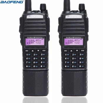 

2pcs BaoFeng UV-82T Tri-Band 3800mAh Battery 136-174/220-260/400-520Mhz WalkieTalkie Handheld 220MHz Antenna Dual PTT Ham Radio