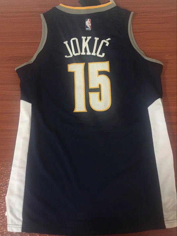 Мужской Женский Молодежный бейсбольный мяч Денвер Аллен Айверсон Dikembe Mutombo Nikola Jokic 15 Jamal Murray майки - Цвет: As photo