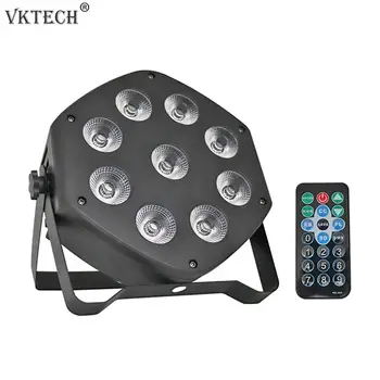 

30W 9LED Remote Control Effect Stage Lights Rotating Disco Projection Stage Lamp Sound Activated KTV Ball Party Projector