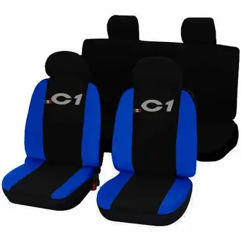 

COPRISEDILI AUTO SEDILE CITROEN C1 FODERE SPECIFICHE BICOLORE BLU ROYAL