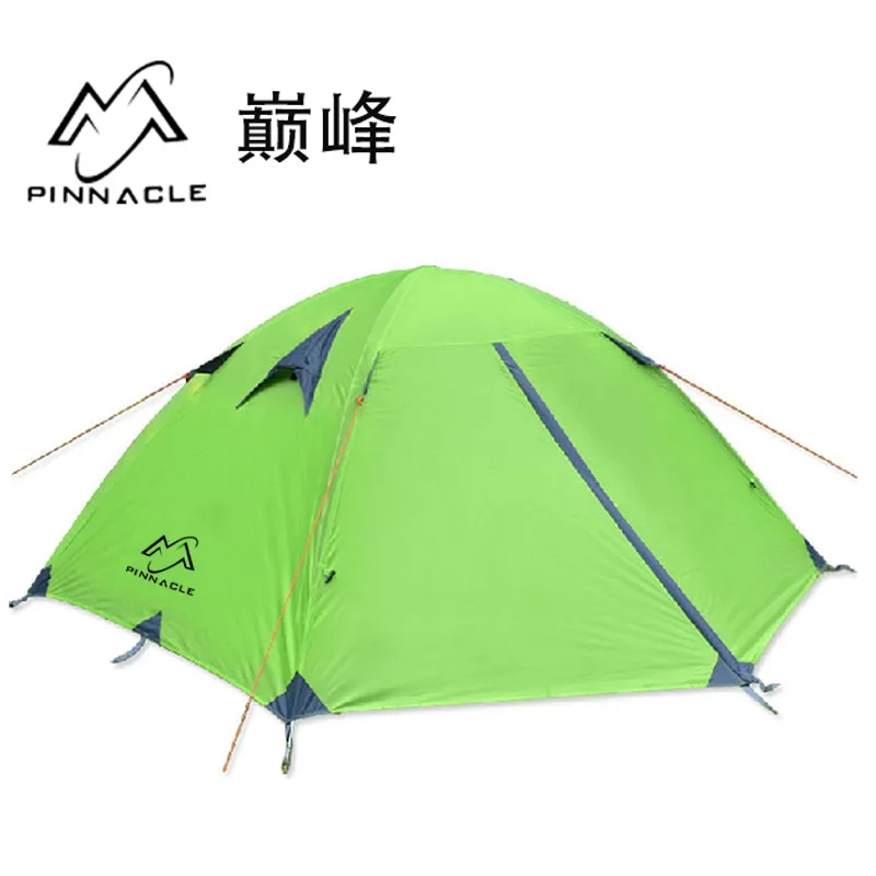 

Outdoor 2-3 People Double Layer Double Door Camping Aluminum Rod Tent Storm-Proof 3000 Size