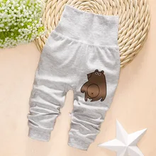 Г. Осень-зима, стиль, детские брюки из натурального хлопка, детские теплые брюки с высокой талией цветные хлопковые брюки