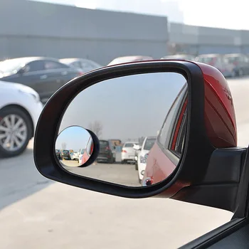

Clear Car Rear View Mirror 360° Rotating Wide Angle Blind Spot Mirror Round Convex Parking Mirror Auto Exterior Accessory