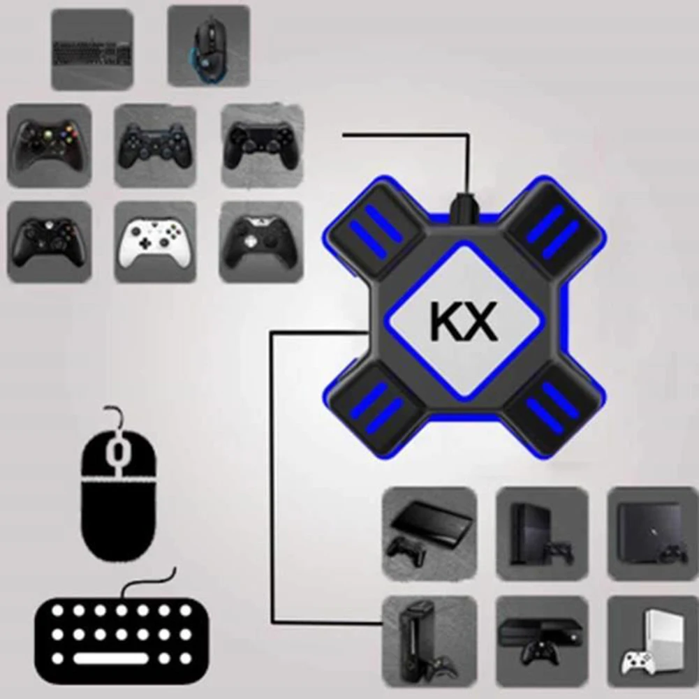 KX USB игровые контроллеры адаптер конвертер видео игровая клавиатура переходник
