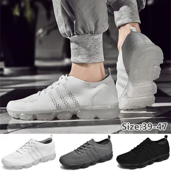 

Men Fashion Comfortable Lace Up Air Cushion Sneaker Breathable Walking Shoes