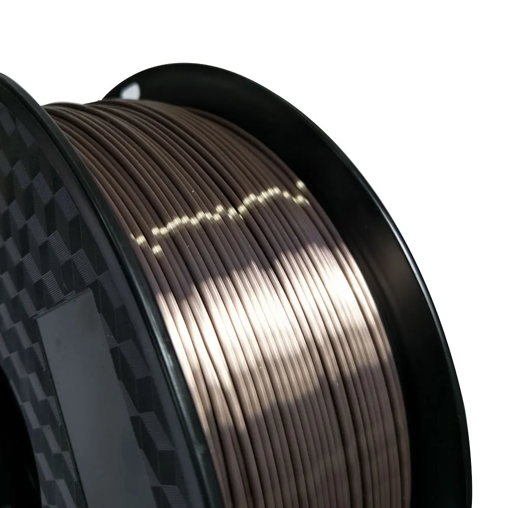 Silk PLA Rose Gold 1.75mm 1Kg 3D Printer Filament Silky Shine 3d