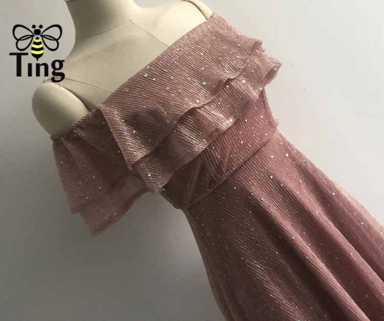 Tingfly/Новинка года; летнее винтажное розовое платье миди с вырезом лодочкой и оборками; милое женское платье с кристаллами; сарафан розового цвета; Vestidos