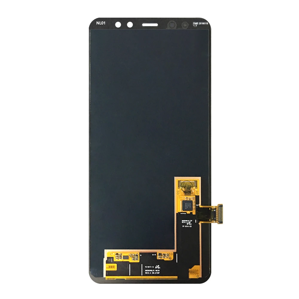 Протестированный рабочий AMOLED ЖК-дисплей для samsung A8 Plus сенсорный экран в сборе для samsung Galaxy A8 Plus A730 A730F