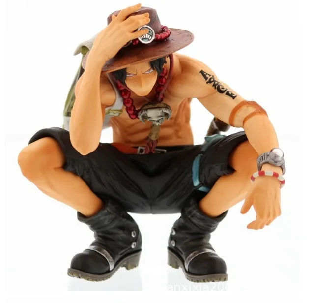 

One Piece Art King Squatting Fire Fists Ace Prize Figure Garage Kit Model