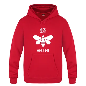 

Mens Hoodies METHYLAMINE LOGO Breaking Meth Heisenberg Bee Hoodie Men Fleece Long Sleeve Man's Sweatshirt Pullover Tracksuit New