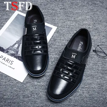 

Moccasin Man Sneakers Fashion Men's Summer Shoes Mens Loafers Leather Leisure Shoes 2020 Trend Large Sizes Black Slip-on Shoe Y2