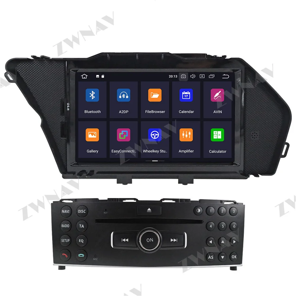 Carplay IPS 2 Din Android 10 Screen For Mercedes Benz GLK X204 GLK300 GLK350 Auto Audio Radio Stereo Multimedia Player Head Unit