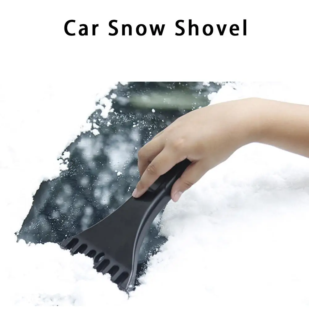 Щетка для снега, скребок для льда, многофункциональная съемная щетка для очистки от снега, инструмент для выскабливания стекла автомобиля
