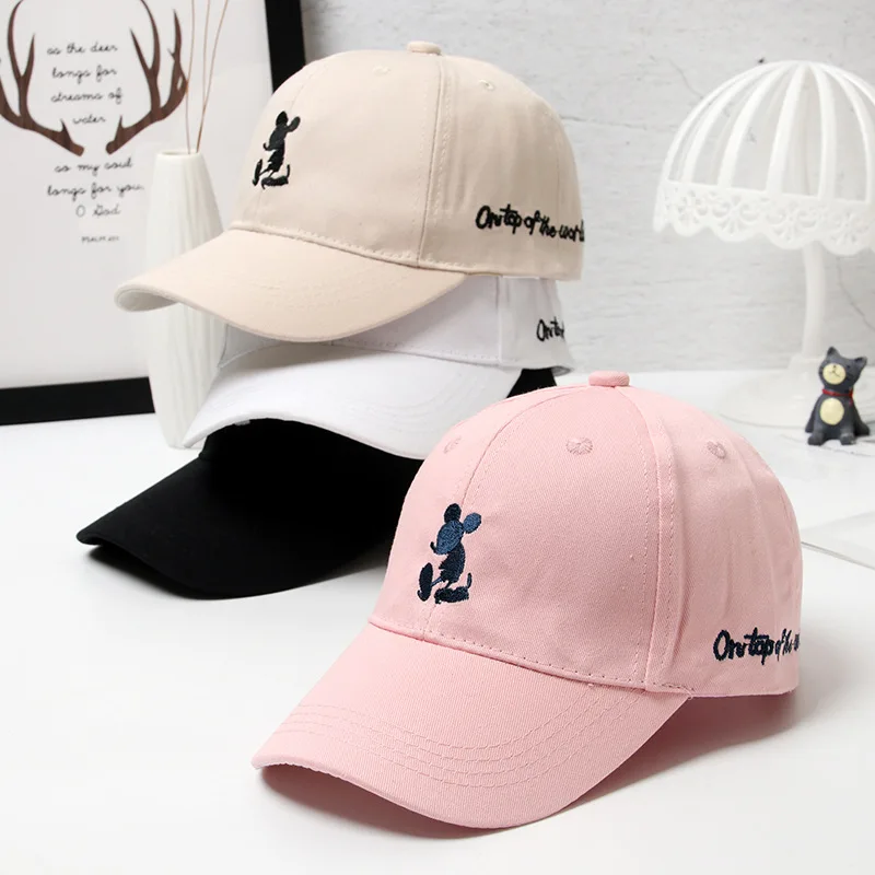 Детская бейсболка s шляпа Микки Мауса Бейсболка Snapback кепки бренд хип-хоп высокое качество Bone gorras дети мальчик Casquette