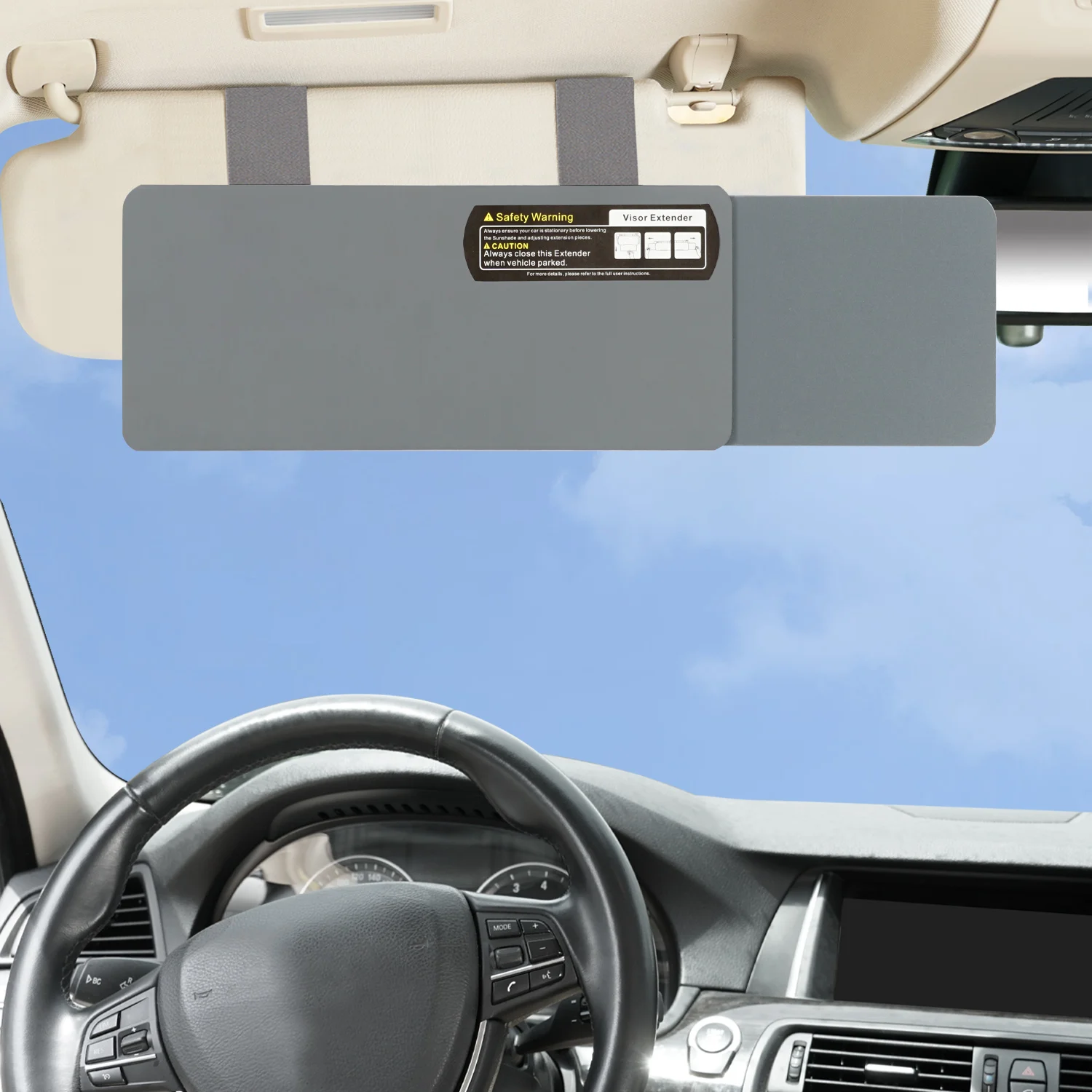 Sun Visor Side Extender, Car Sun Visor Extender