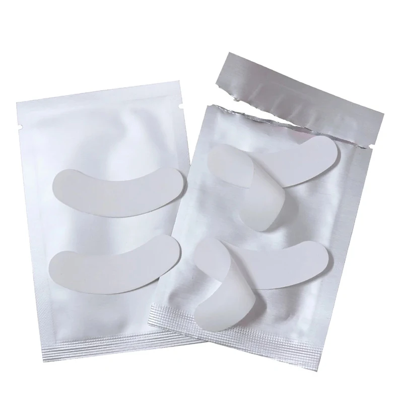 Silicone Eyelash Pad Patches Under Eye Pad For Eyelashes Extension 50 pack No.2 Thick Types