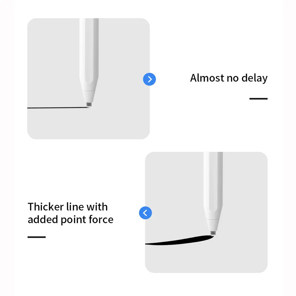 Tablet para Ios Stylus para Desenho de Alta Sensível ao Toque Wiwu Universal Active Stylus Caneta & Android Magnético Anexar Lápis - Imagem 3