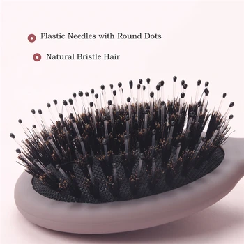 

Mini Hair Brushes Ultra-soft Bristles Travel Detangling Hair Comb Head Massager Small Portable Hair Brush for Women and Children