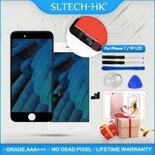 Aaa + + + qualidade lcd para iphone 6 7 8 plus substituição da tela para iphone 5 5S x xr xs max nenhum pixel morto com toque 3d