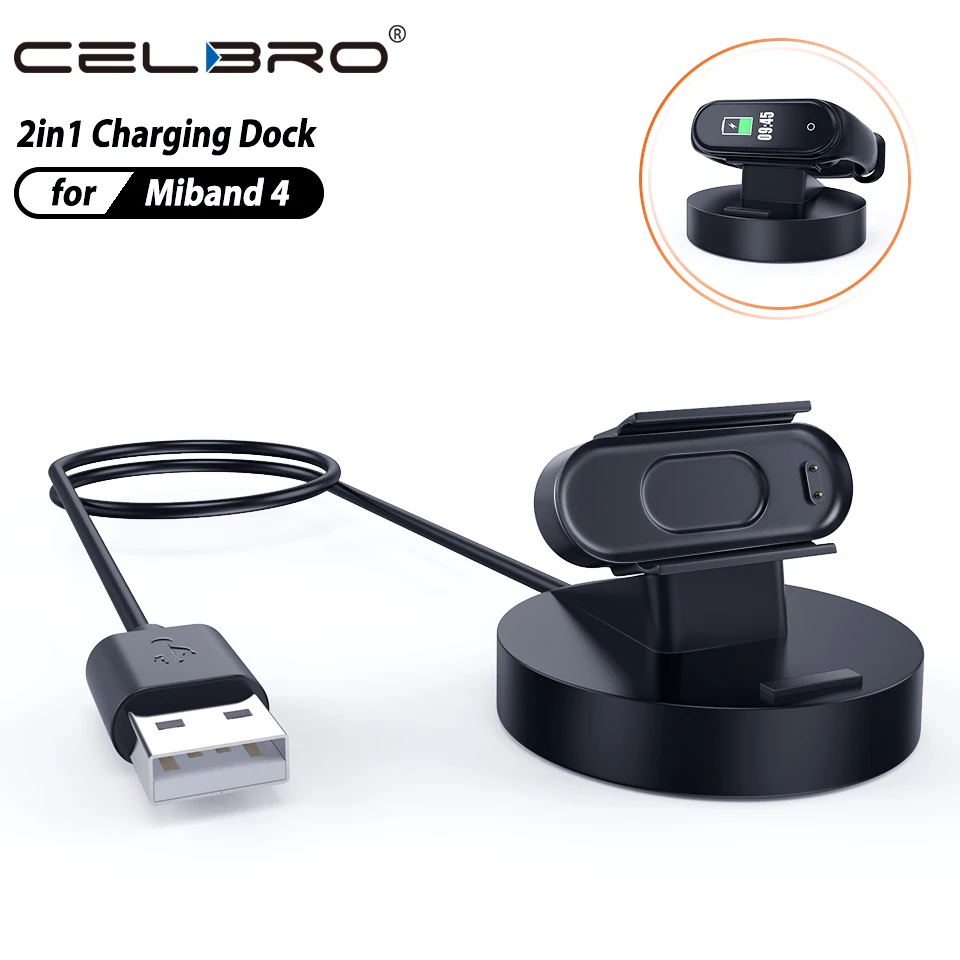 Portable Usb Charger Cable For Xiaomi Mi Band 4 Charging Wire Smart Wristband Accessories Wrist Band Bracelet Charger Adapter