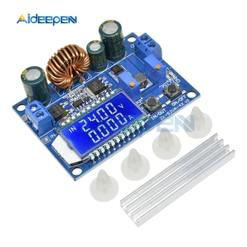

35W 4A DC 5.5-30V to 0.5-30V LCD Display Automatic Step up down Buck Boost Converter Power Supply Module Adjustable Board