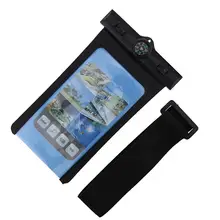 1 шт телефон сухой мешок Прочный портативный универсальный водонепроницаемый креативная сумка чехол компас повязка для телефонов до 5,7 дюймов