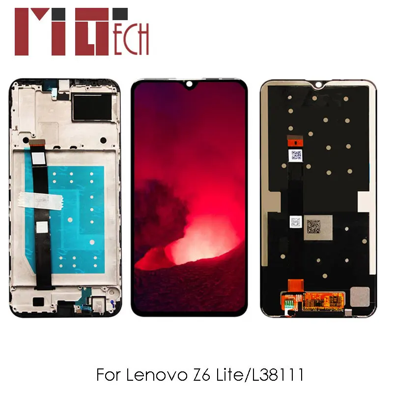 

LCD Display For LENOVO Z6 LITE Touch Screen Digitizer Glass LCD For LENOVO L38111 Assembly Replacement 100% Tested No Frame