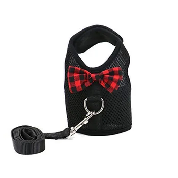 

Rabbits Hamster Vest Harness With Leash Bunny Mesh Chest Strap Harnesses Ferret Guinea Pig Small Animals Pets Accessories S M L
