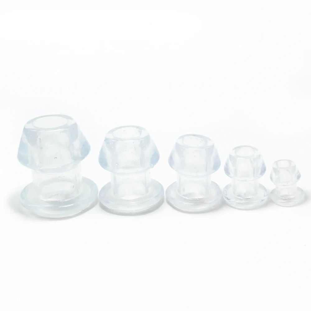 Hollow Anal Expander Huge Dildo Man Anus Plugs Prostate Massage Vagina Dilator Sex Toys Super Large Silicone Butt Plug Enema Toy (5)