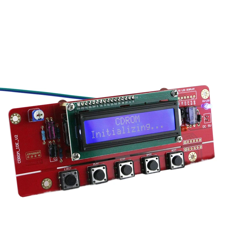 CD/DVDrom Optical Drive Controller DIY player CD driver turn to disk IDE CD-ROM finished product with remote control