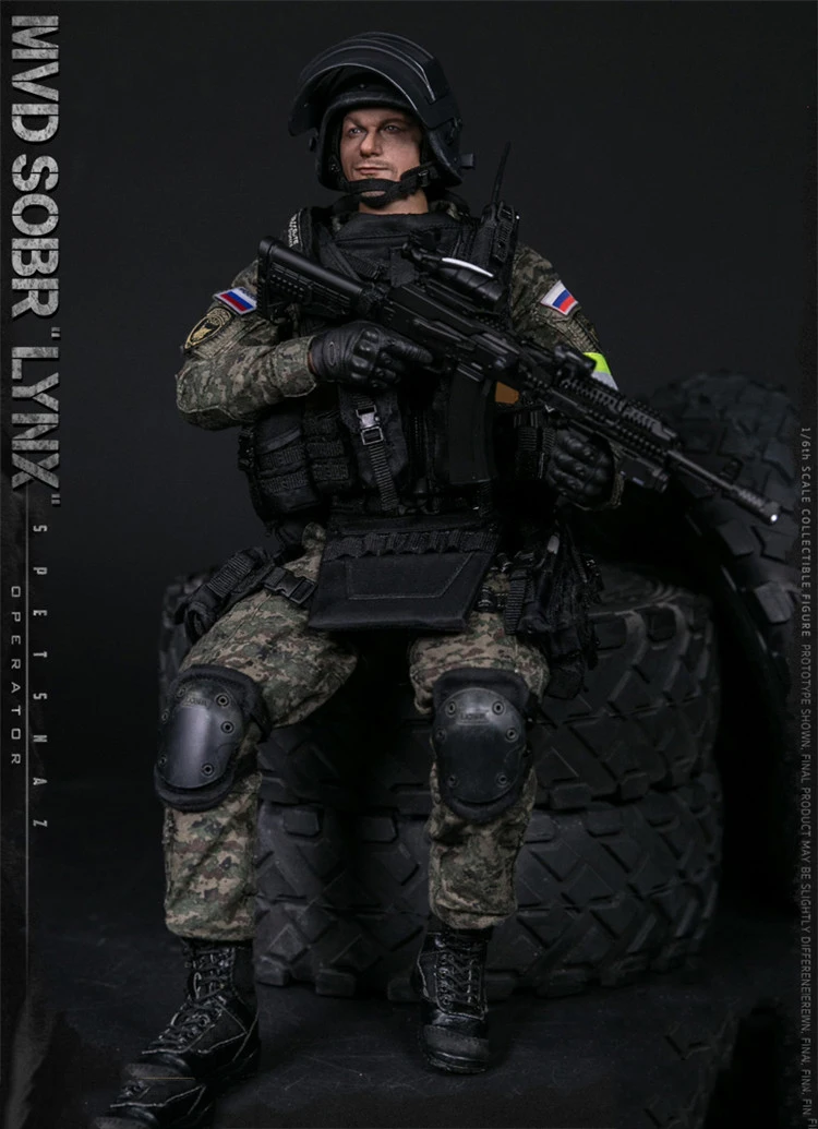 Коллекционная 1/6 шкала полный набор Мужская игровая фигурка военного 78058 русский спецназ MVD SOBR LYNX для фанатов коллекция подарки