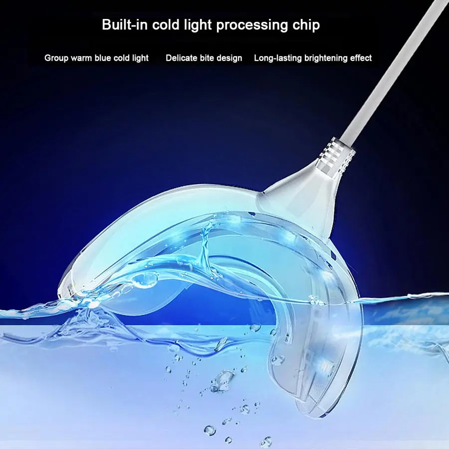 Teeth Whitening Dental LED Light Professional White Teeth Kit Device 3 USB Ports Gum Beauty Health 2