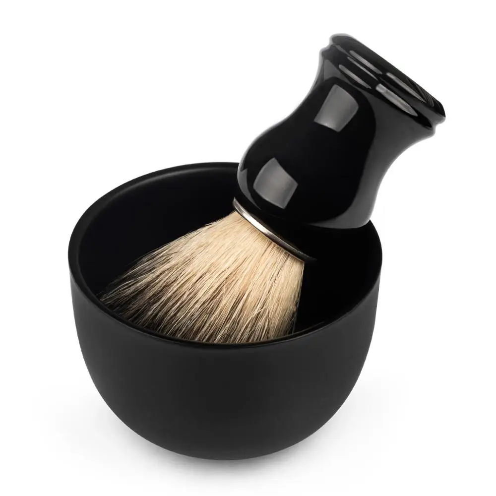QSHAVE миска для мыла бритья из нержавеющей стали безопасная бритва Классическая