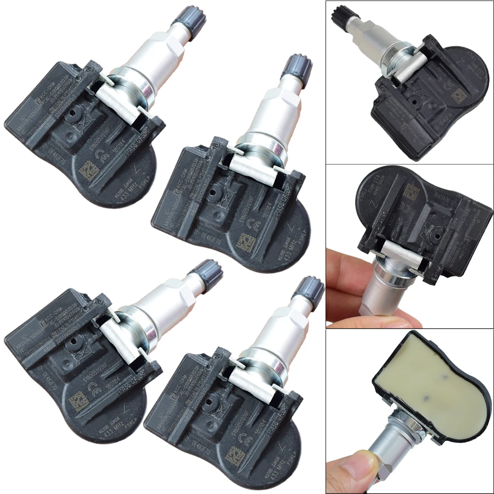 4 шт. 433 МГц датчик давления в шинах TPMS датчик для Nissan Maxima Altima Murano Pathfinder 40700-3JA0A 40700-3JA0B автомобильные аксессуары