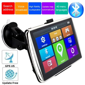

7-inch navigation device 256MB FM Bluetooth Tourist navigator GPS navigaton capacitive screen car navigation latest European