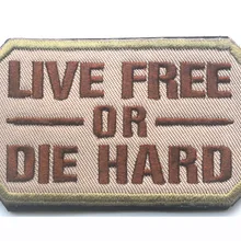 Die Hard 4 не бесплатно или Die Live Free или Die Hard вышитая Наплечная эмблема на липучке