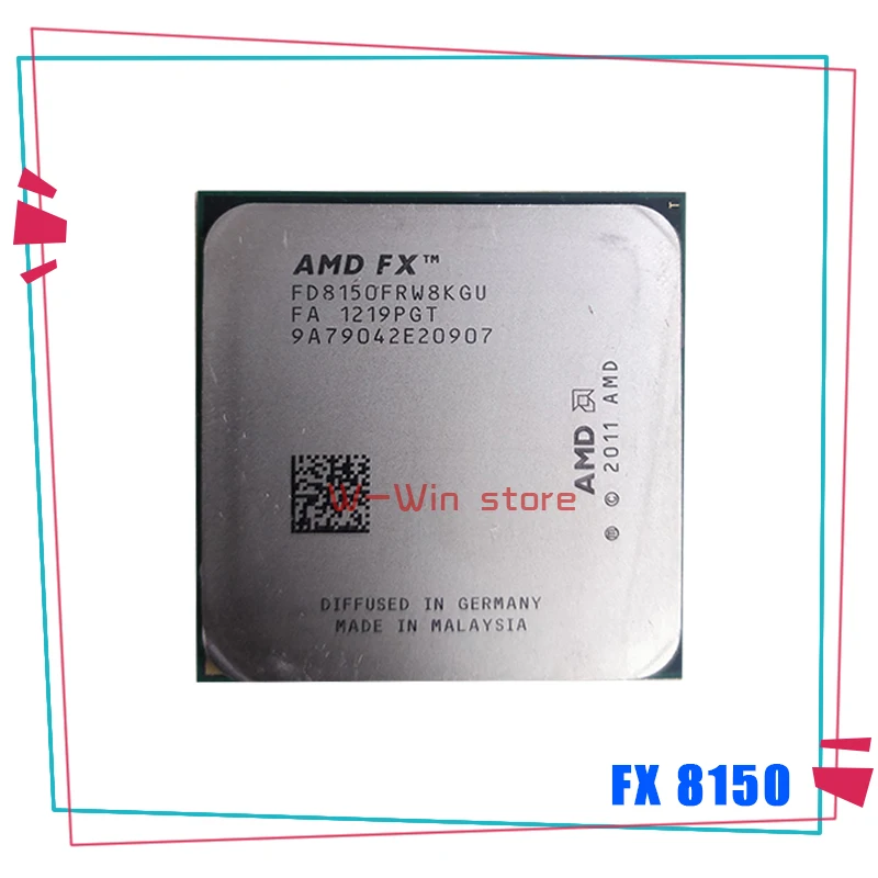 Процессор AMD FX серии 8150 FX8150 3 6 ГГц Восьмиядерный процессор FD8150FRW8KGU Socket AM3