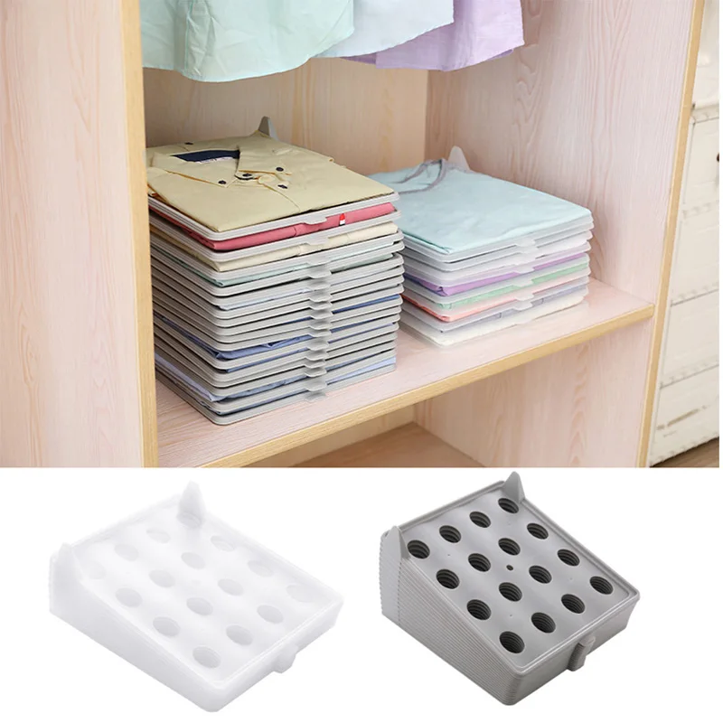 Convenient Folding Board PP Wardrobe Economic Arrangement Clothing Folder Storage Shorts Organizer T-Shirt | Дом и сад