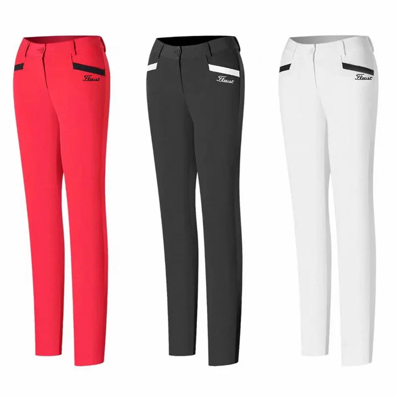 Women's Golf Trousers Spring Autumn Fashion Sports Quick Dry Breathable