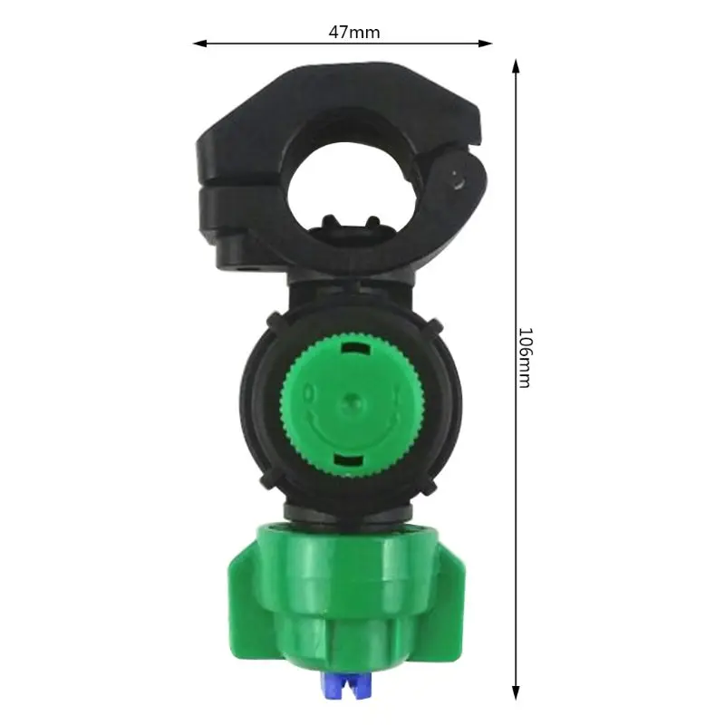 1 шт. 1 шт. пластиковый распылитель садовая насадка для полива трубы зажим трубы распылитель сельскохозяйственная машина распыление Форсунка модификация - Цвет: As shown