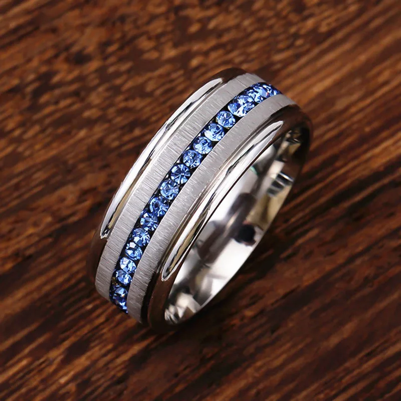 Модные 8 мм Классические вольфрамовые карбидные кольца для мужчин и женщин обручальные кольца вольфрамовые кольца никогда не ржавеют