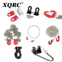 

RC Car Metal Trailer Tow Hook Accessories for 1:10 RC Crawler Traxxas TRX4 TRX6 Axial SCX10 90046 90047 AXI03007 Redcat MST