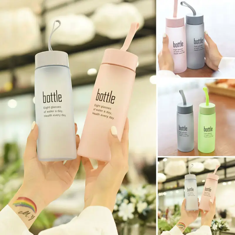 

520ML BOTTLE Clear Fruit Juice Water Drinking Cup Sports Travel Camp Bottle