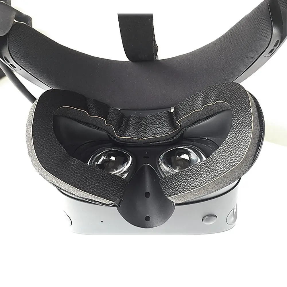 Сменная маска для глаз с поролоновой прокладкой удобная кожаная губка, устойчивая к поту маска для глаз Oculus Rift S VR гарнитура